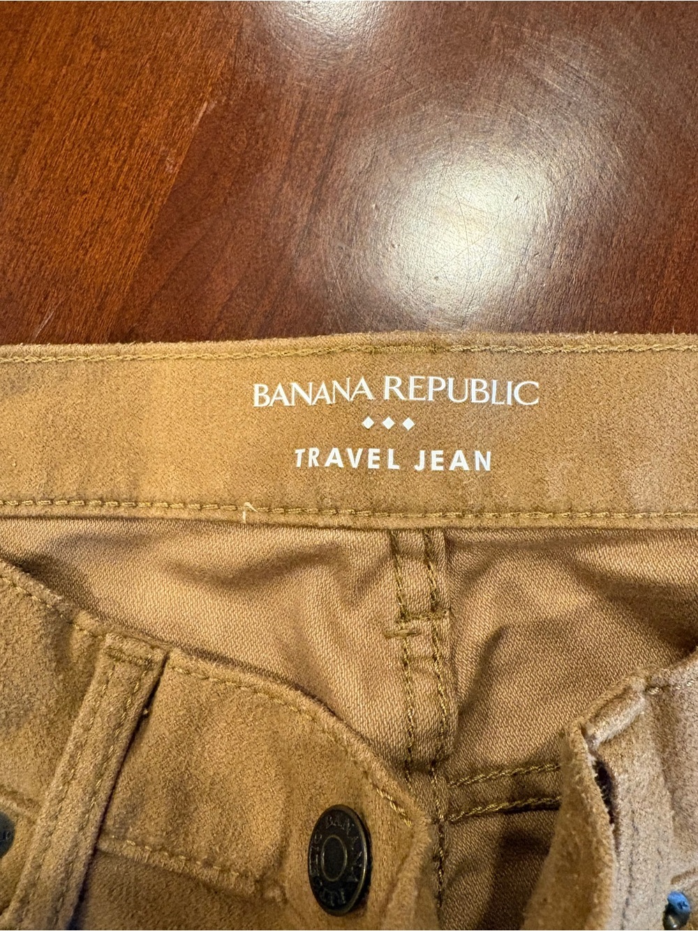 Banana Republic Tan Travel Jean Chino Pants